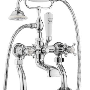 Belgravia Crosshead Bath Shower Mixer Deck Mounted Chrome (BL422DC)