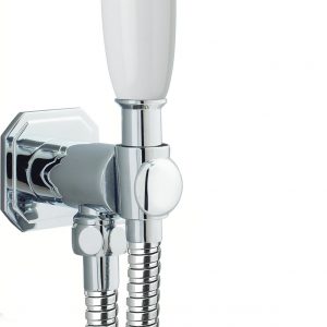Traditional Handset, Wall Outlet & Hose Chrome (BL964C)