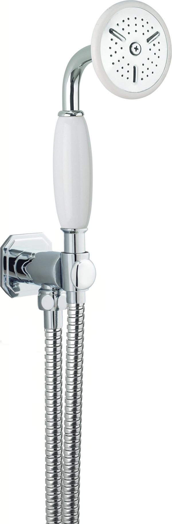 Traditional Handset, Wall Outlet & Hose Chrome (BL964C)