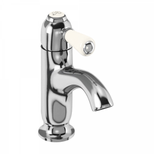 Burlington Chelsea curved basin 1H (T21) mixer without PUW - Medici LEVER (CH21 MED)