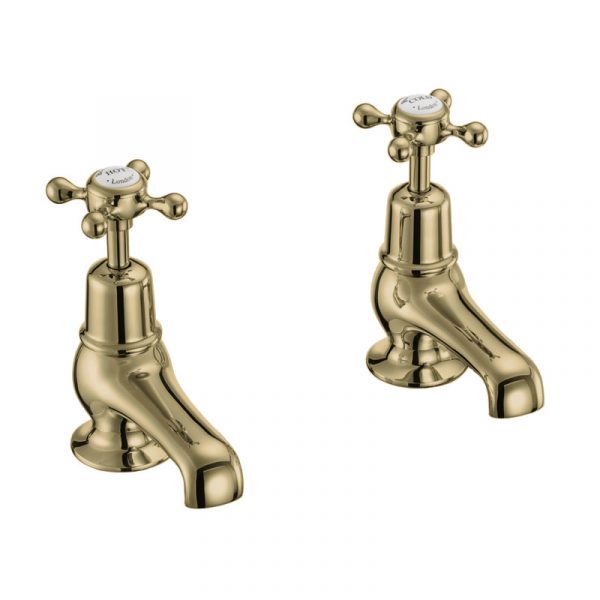 Claremont QT 3" Basin Taps - Gold (CL1-QT GOLD)