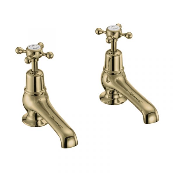 Claremont QT 5" Basin Taps - Gold (CL2-QT GOLD)