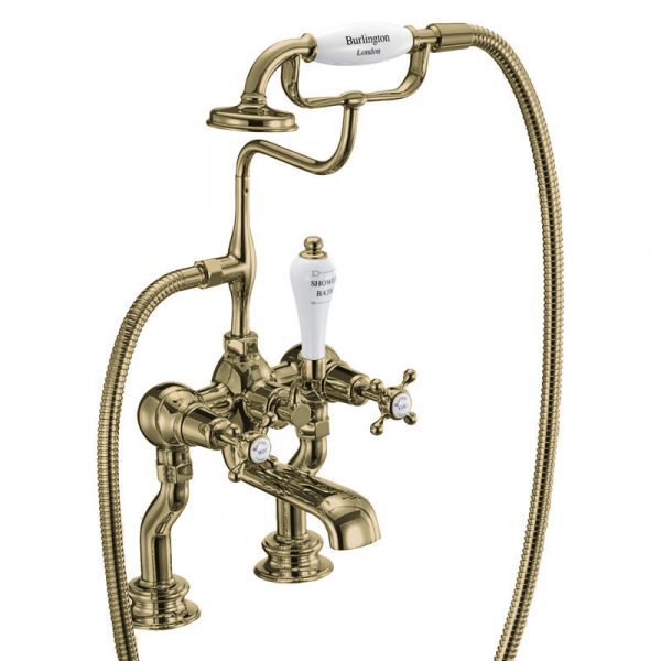 Claremont QT Regent Deck Bath Mixer Gold (CLR15-QT GOLD)
