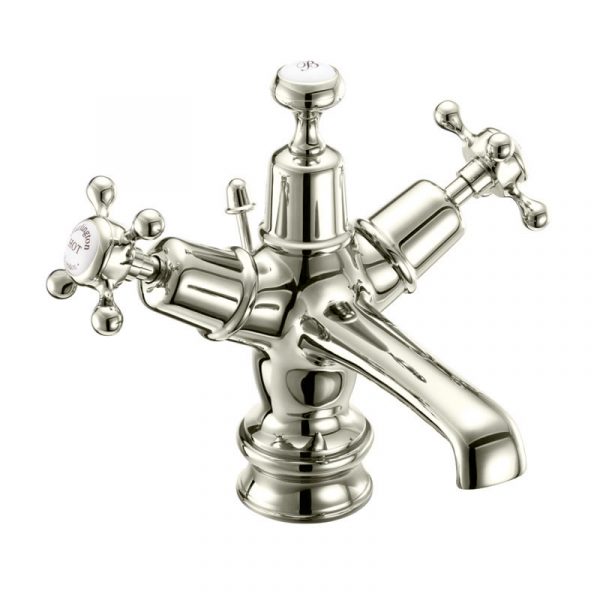 Regent Basin Mixer Pop Up Waste Brushed Nickel (CLR4-QT BNKL)