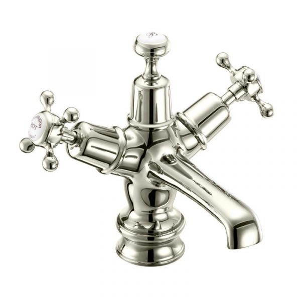 Regent Basin Mixer Click Clack Waste Brushed Nickel (CLR6-QT BNKL)