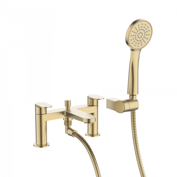 Drift Bath Shower Mixer Brushed Brass (DR422DF)