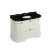 Freestanding 134 Curved Vanity Unit with drawers - Sand (FC4S)