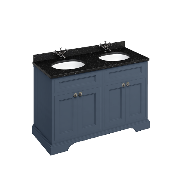 Freestanding 130 Vanity Unit with doors - Blue (FC9B)