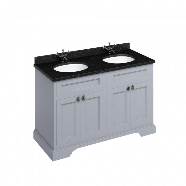 Freestanding 130 Vanity Unit with doors - Grey (FC9G)
