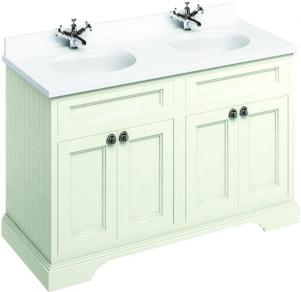 Freestanding 130 Vanity Unit with doors - Sand (FC9S)