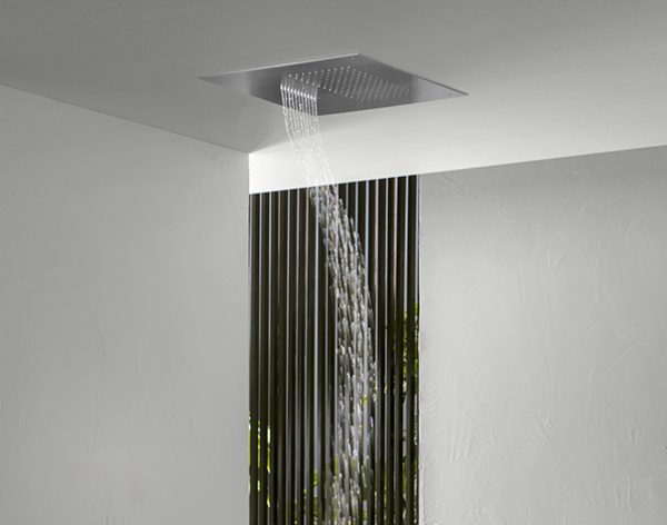 Revive Wave Flow Recessed Shower Head 380x380  Chrome (FH800C)