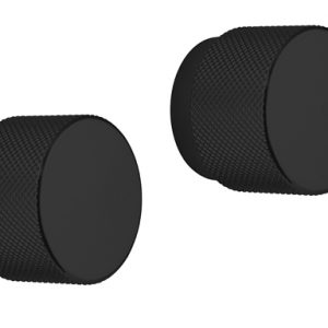 Knurled Handle x2 Matt Black (FHKNURLBM)