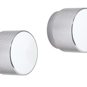 Knurled Handle x2 Chrome (FHKNURLC)