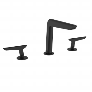 Foile Basin 3H Set Deck Mounted Matt Black (FO135DNM)