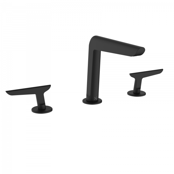 Foile Basin 3H Set Deck Mounted Matt Black (FO135DNM)