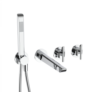 Module Foile 2 Handle With Bath Spout & Handshower Chrome (FOMOD440TRIMC)