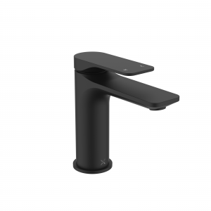 Fuse Basin Monobloc With Clicker Waste Matt Black (FS110DNM)