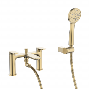 Fuse Bath Shower Mixer Brushed Brass (FS422DF)