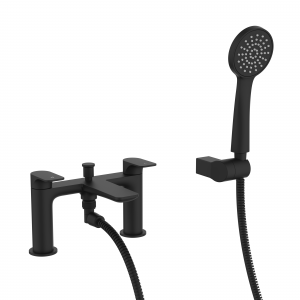 Fuse Bath Shower Mixer Matt Black (FS422DM)