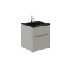 Glide II 2 Drawer Basin Unit 500 Storm Grey (GL5000DSG+) - Image 2