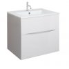 Glide II 2 Drawer Basin Unit 600 White Gloss (GL6000DWG+) - Image 7