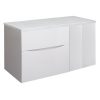 Glide II 2 Drawer Basin Unit 600 White Gloss (GL6000DWG+) - Image 4