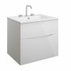 Glide II 2 Drawer Basin Unit 600 White Gloss (GL6000DWG+) - Image 6