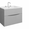 Glide II 2 Drawer Basin Unit 700 Storm Grey (GL7000DSG+) - Image 2