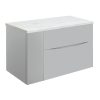 Glide II 2 Drawer Basin Unit 700 Storm Grey (GL7000DSG+) - Image 3