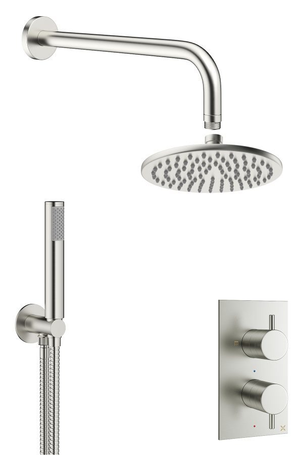 One Box Showering MPRO Bundle 1510 Brushed Stainless Steel (GTLPRO1510V)