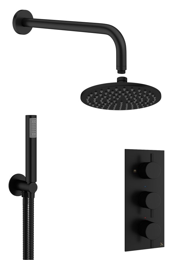 One Box Showering MPRO Bundle 2000 Matt Black (GTLPRO2000M)