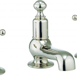Belgravia 3 Tap Hole Basin Mixer Deck Mounted Nickel (HG130DPN)