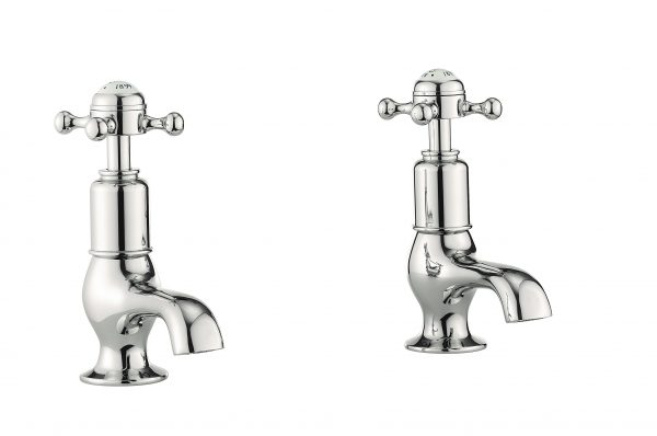 Belgravia Crosshead Cloakroom Basin Tap No Waste Deck Mounted Nickel (HG150DNN)