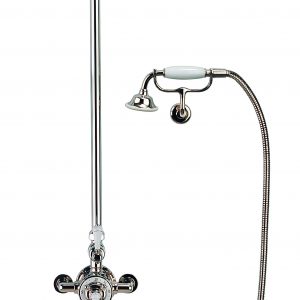 Belgravia Thermo Shower Valve with 8" Fixed Head Nickel (HG_CRADLEN)