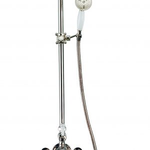 Belgravia Thermo Shower Valve with 8" Fixed Head Nickel (HG_SLIDERN)