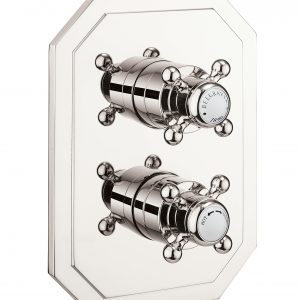 Crossbox Belgravia 1 Outlet Trim & Levers Nickel (HGCB1000LBPN)