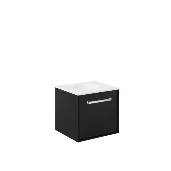 Infinity Single Drawer Unit 500 Black Matt (IF5000DBM) - Image 2