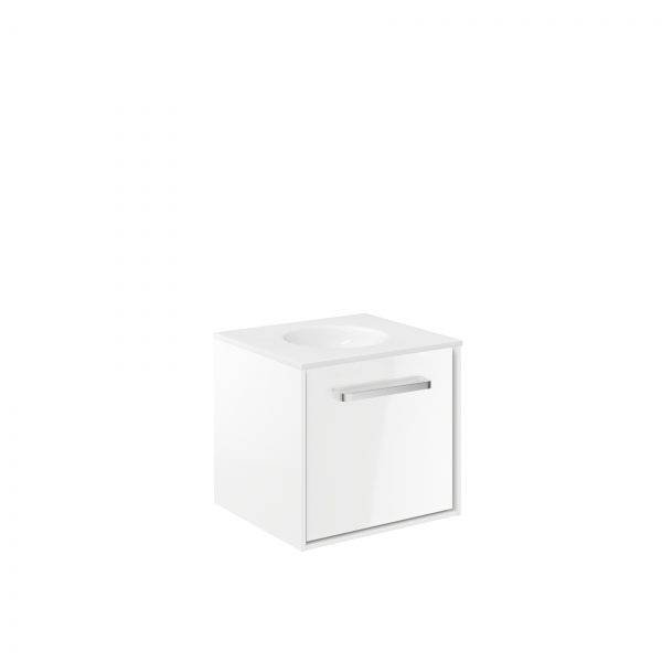 Infinity Single Drawer Unit 500 White gloss (IF5000DWG) - Image 2