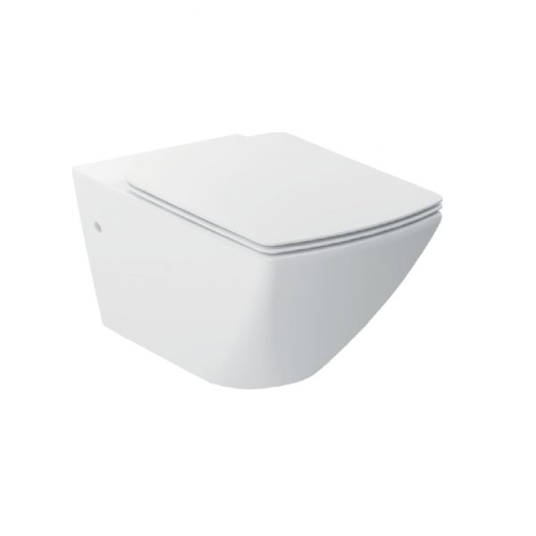 ESCALE WH TOILET W/SC SEAT&COVER (16817IN-SS-0)