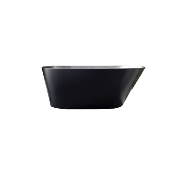 BRAZN OVAL LITHOCAST GLOSS BATH(WHITE) (21388T-0)