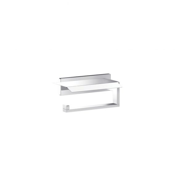 COMPLEMENTARY SQ TOILET PAPER HOLD W/COV (25071IN-CP)