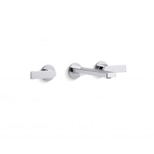 COMPOSED 2H WALL MOUNT LAV FCT-LEVER (73067T-B4-CP)