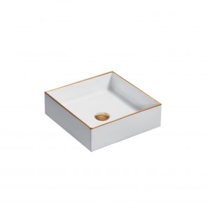MICA SQUARE VESSEL，GOLDEN (77674T-PD2-0)