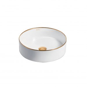 MICA ROUND VESSEL，GOLDEN (77675T-PD2-0)