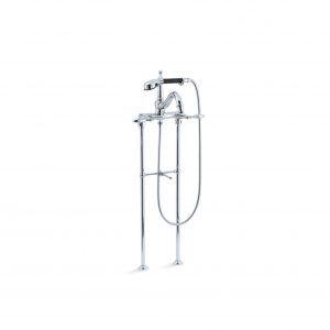 FINIAL® FLOOR MOUNT B/S FAUCET, W/BRACKE (8793T-4M-CP)
