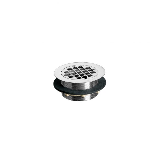 SHOWER DRAIN W/GRID STRAINER (9132-CP)