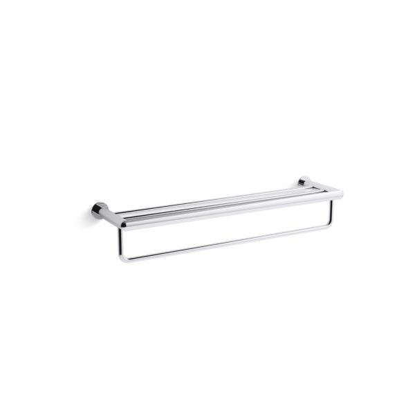 KUMIN 24” DOUBLE TOWEL SHELF (97896T-CP)