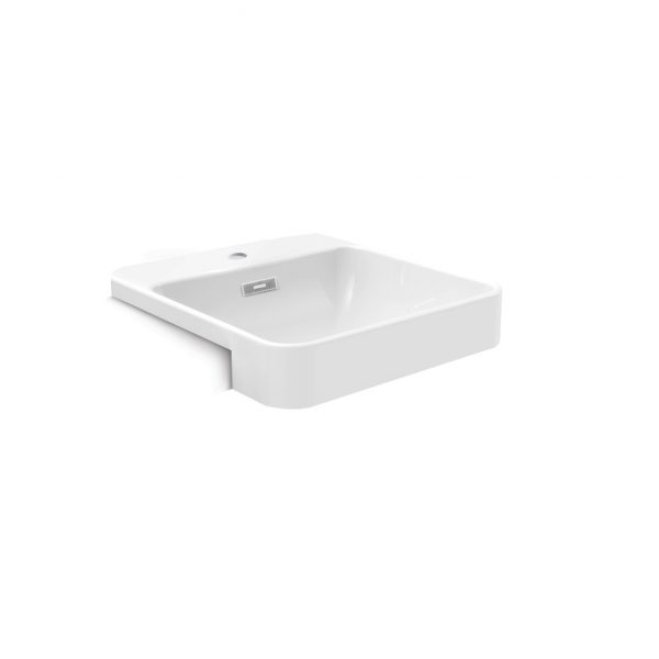 FOREFRONT SQUARE SEMI-RECESSED LAVATORY (98930X-1-0)