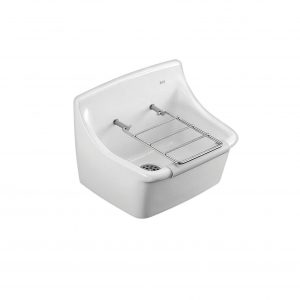 NORMA WALL-M. SLOP SINK W/HOLE WHITE (E1899-00)