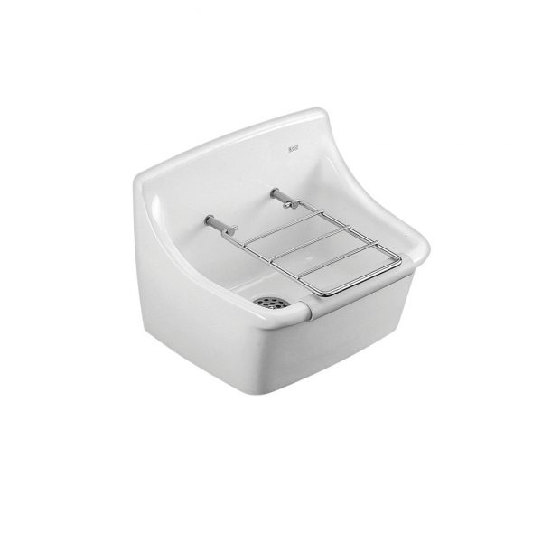 NORMA WALL-M. SLOP SINK W/HOLE WHITE (E1899-00)